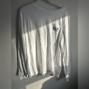 Vineyard Vines Classic White Long Sleeve Tee